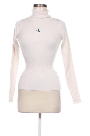 Damenpullover Calvin Klein Jeans, Größe XS, Farbe Weiß, Preis 56,87 €