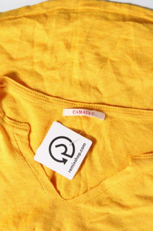Дамски пуловер Camaieu, Размер M, Цвят Жълт, Цена 14,21 лв.