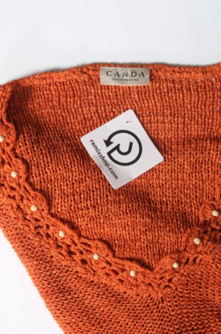 Γυναικείο πουλόβερ Canda, Μέγεθος S, Χρώμα Πορτοκαλί, Τιμή 8,01 €
