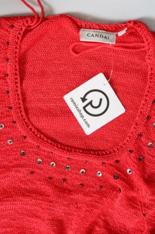 Дамски пуловер Canda, Размер M, Цвят Червен, Цена 5,80 лв.