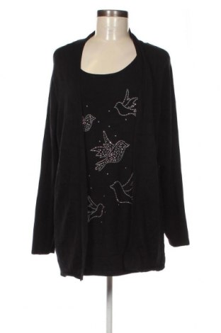 Γυναικείο πουλόβερ Canda, Μέγεθος XXL, Χρώμα Μαύρο, Τιμή 11,66 €