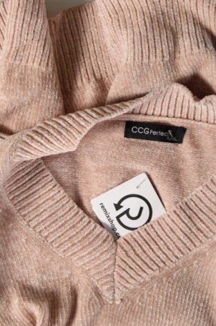 Γυναικείο πουλόβερ Ccg Perfect, Μέγεθος XL, Χρώμα  Μπέζ, Τιμή 10,22 €