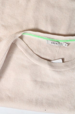 Дамски пуловер Cecil, Размер M, Цвят Екрю, Цена 20,09 лв.