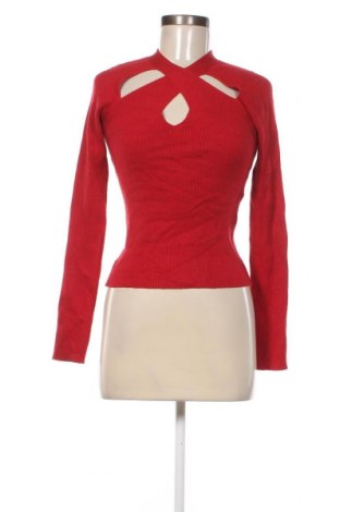 Дамски пуловер Clockhouse, Размер M, Цвят Червен, Цена 13,34 лв.