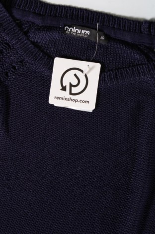 Γυναικείο πουλόβερ Colours, Μέγεθος XS, Χρώμα Μπλέ, Τιμή 4,49 €