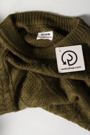 Дамски пуловер Cotton On, Размер S, Цвят Зелен, Цена 33,12 лв.