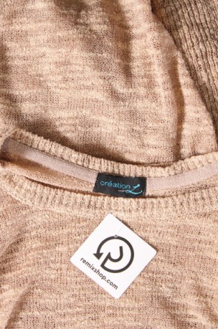 Γυναικείο πουλόβερ Creation L, Μέγεθος L, Χρώμα  Μπέζ, Τιμή 13,19 €