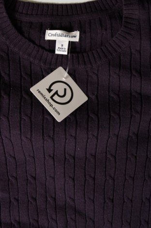Дамски пуловер Croft & Barrow, Размер S, Цвят Лилав, Цена 13,34 лв.