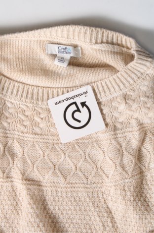 Γυναικείο πουλόβερ Croft & Barrow, Μέγεθος XL, Χρώμα  Μπέζ, Τιμή 10,58 €