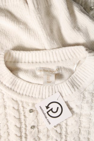 Γυναικείο πουλόβερ Cynthia Rowley, Μέγεθος L, Χρώμα Λευκό, Τιμή 35,63 €