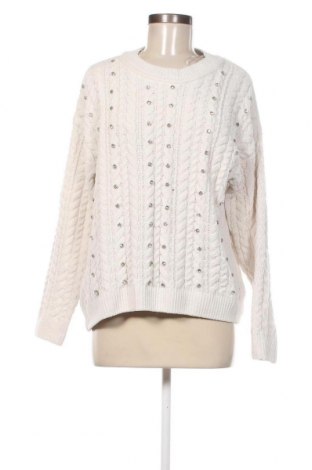 Γυναικείο πουλόβερ Cynthia Rowley, Μέγεθος L, Χρώμα Λευκό, Τιμή 35,63 €