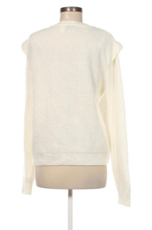 Дамски пуловер Defacto, Размер L, Цвят Бял, Цена 14,21 лв.