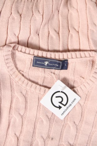 Damenpullover Denim Culture, Größe L, Farbe Rosa, Preis € 27,33