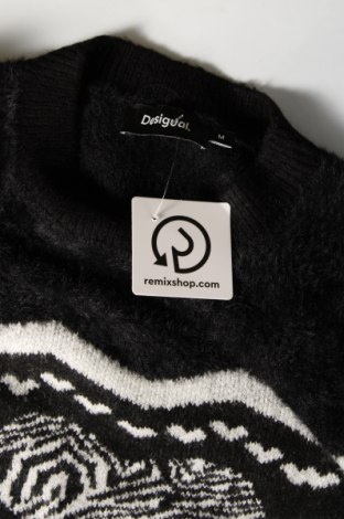 Дамски пуловер Desigual, Размер M, Цвят Черен, Цена 84,00 лв.