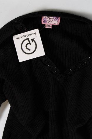 Γυναικείο πουλόβερ Dream Girl, Μέγεθος M, Χρώμα Μαύρο, Τιμή 6,83 €