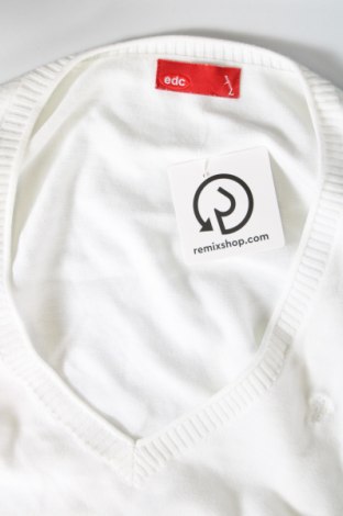 Γυναικείο πουλόβερ Edc By Esprit, Μέγεθος L, Χρώμα Λευκό, Τιμή 12,43 €