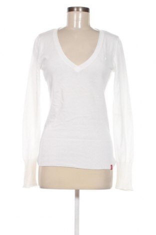 Дамски пуловер Edc By Esprit, Размер L, Цвят Бял, Цена 18,86 лв.