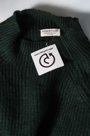 Damski sweter Essentials by Tchibo, Rozmiar M, Kolor Zielony, Cena 45,45 zł