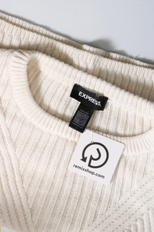Дамски пуловер Express, Размер L, Цвят Бял, Цена 21,32 лв.