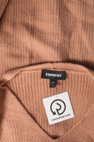 Damski sweter Express, Rozmiar XS, Kolor Brązowy, Cena 60,32 zł