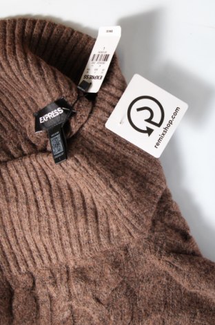 Дамски пуловер Express, Размер L, Цвят Кафяв, Цена 42,78 лв.