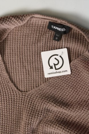 Дамски пуловер Express, Размер M, Цвят Бежов, Цена 18,86 лв.
