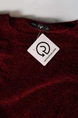 Дамски пуловер F&F, Размер S, Цвят Червен, Цена 13,34 лв.