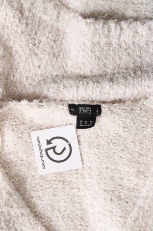 Γυναικείο πουλόβερ F&F, Μέγεθος XL, Χρώμα Εκρού, Τιμή 10,58 €