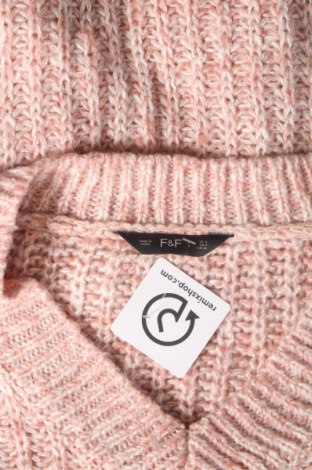 Дамски пуловер F&F, Размер M, Цвят Розов, Цена 14,21 лв.