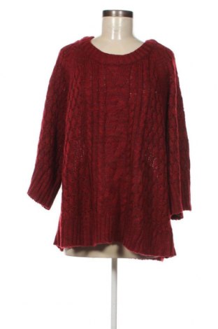 Γυναικείο πουλόβερ Faded Glory, Μέγεθος XL, Χρώμα Κόκκινο, Τιμή 9,51 €