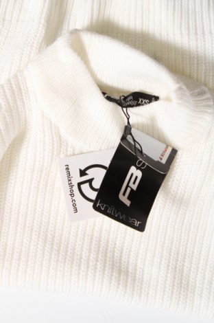 Дамски пуловер Fb Sister, Размер XXS, Цвят Бял, Цена 22,08 лв.