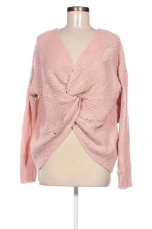 Дамски пуловер Full Circle Trends, Размер L, Цвят Розов, Цена 29,00 лв.