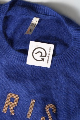 Дамски пуловер GD, Размер M, Цвят Син, Цена 14,21 лв.