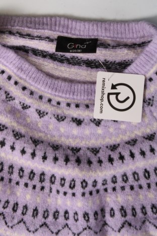 Дамски пуловер Gina, Размер S, Цвят Лилав, Цена 14,21 лв.