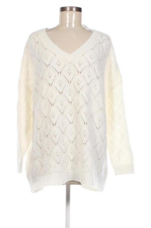 Γυναικείο πουλόβερ Gina Benotti, Μέγεθος XL, Χρώμα Λευκό, Τιμή 10,05 €