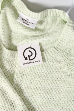 Дамски пуловер Gina Benotti, Размер XL, Цвят Зелен, Цена 17,11 лв.