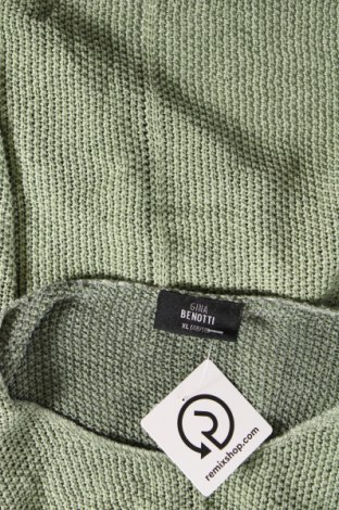 Дамски пуловер Gina Benotti, Размер XL, Цвят Зелен, Цена 29,00 лв.