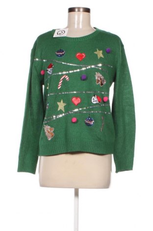Дамски пуловер H&M, Размер M, Цвят Зелен, Цена 12,47 лв.
