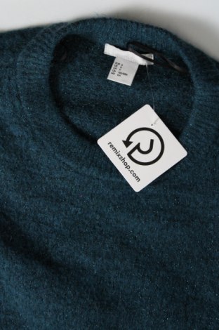 Дамски пуловер H&M, Размер S, Цвят Зелен, Цена 14,21 лв.
