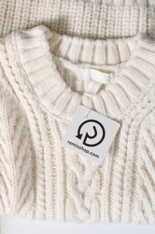 Γυναικείο πουλόβερ H&M, Μέγεθος L, Χρώμα Λευκό, Τιμή 8,79 €