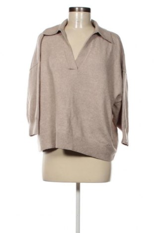 Дамски пуловер H&M, Размер M, Цвят Бежов, Цена 13,34 лв.
