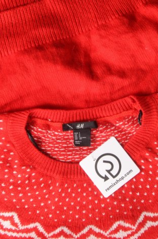 Дамски пуловер H&M, Размер S, Цвят Червен, Цена 14,21 лв.
