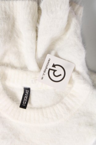 Дамски пуловер H&M Divided, Размер XS, Цвят Бял, Цена 14,21 лв.