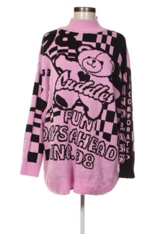 Дамски пуловер H&M Divided, Размер S, Цвят Розов, Цена 14,21 лв.