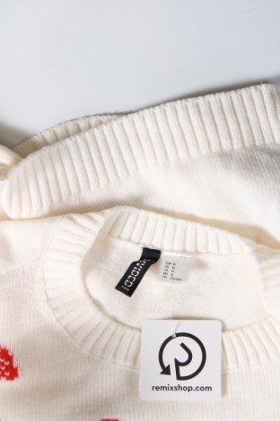 Дамски пуловер H&M Divided, Размер M, Цвят Бял, Цена 6,09 лв.