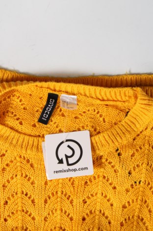 Дамски пуловер H&M Divided, Размер S, Цвят Жълт, Цена 14,21 лв.