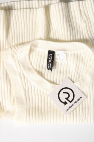 Дамски пуловер H&M Divided, Размер M, Цвят Бял, Цена 5,80 лв.