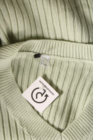 Дамски пуловер H&M Divided, Размер S, Цвят Зелен, Цена 12,47 лв.