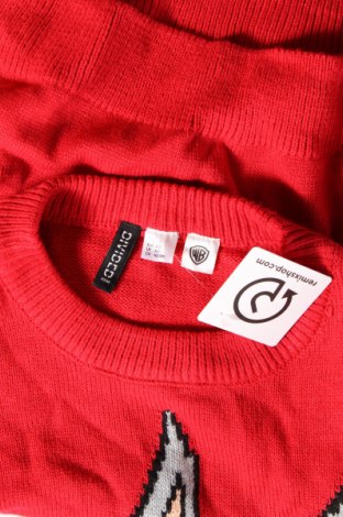 Damenpullover H&M Divided, Größe XS, Farbe Rot, Preis 9,89 €