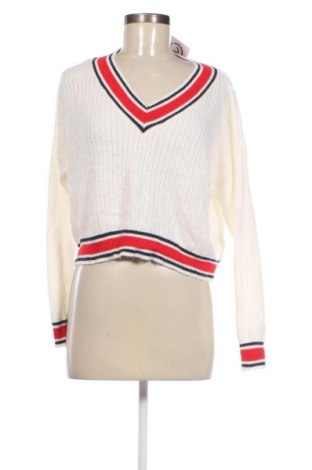 Дамски пуловер H&M Divided, Размер L, Цвят Бял, Цена 14,21 лв.